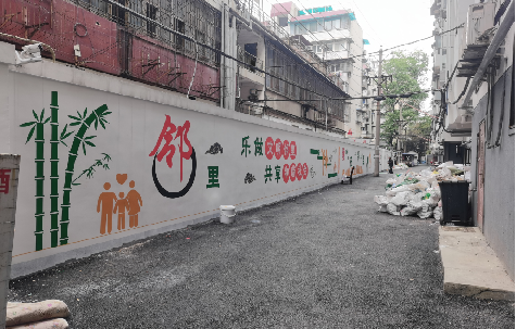 莲花在地面做彩绘如何能更持久？