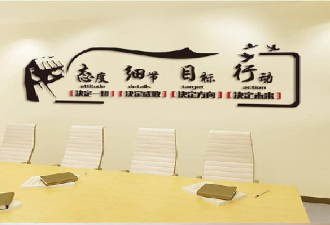 莲花企业文化墙主要展示什么？