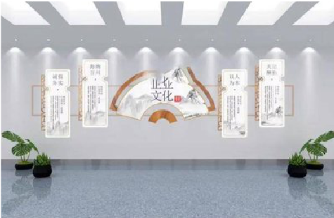 莲花企业文化墙设计的核心要素。