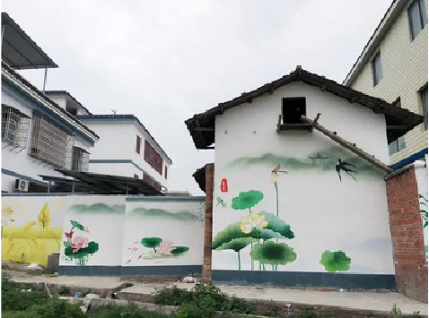 莲花室外墙绘-从选材到保养。