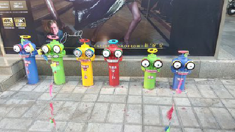 莲花商业区彩绘