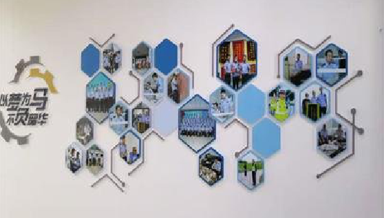 莲花文化墙最常见的做法。