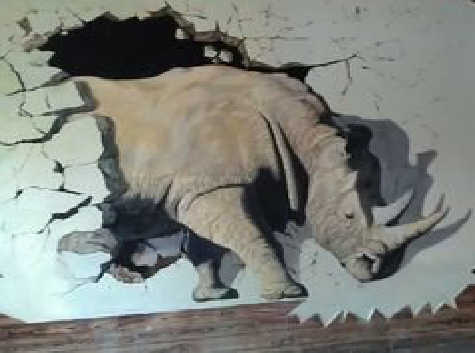 莲花在墙绘中，如何绘制3D效果？