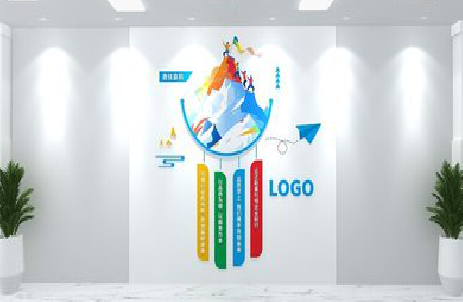 莲花公司企业形象墙的工艺材料有哪些？