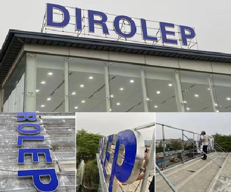 莲花楼顶发光字安装的注意事项。